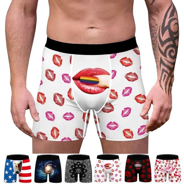 underpants underwear men breathable boxers briefs sports lips printed comfortable boxershorts calzoncillo hombre large size, Black;white
underpants underwear men breathable boxers briefs sports lips printed comfortable boxershorts calzoncillo hombre large size, Black;white