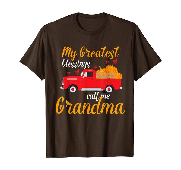 My Greatest Blessings Call Me Grandma Pumpkin Truck Costume T-Shirt, Mainly pictures
My Greatest Blessings Call Me Grandma Pumpkin Truck Costume T-Shirt, Mainly pictures