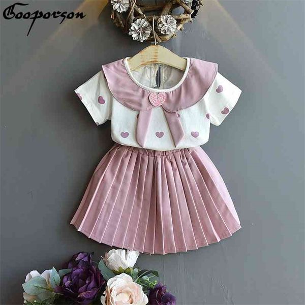 gooporson summer kids clothes fashion love short sleeve gooporson little girls clothign set cute korean children outfits 210715, White
gooporson summer kids clothes fashion love short sleeve gooporson little girls clothign set cute korean children outfits 210715, White
