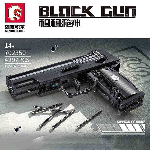 senbaoji gun god-92 military children's small particle assembled building block pistol toy
senbaoji gun god-92 military children's small particle assembled building block pistol toy