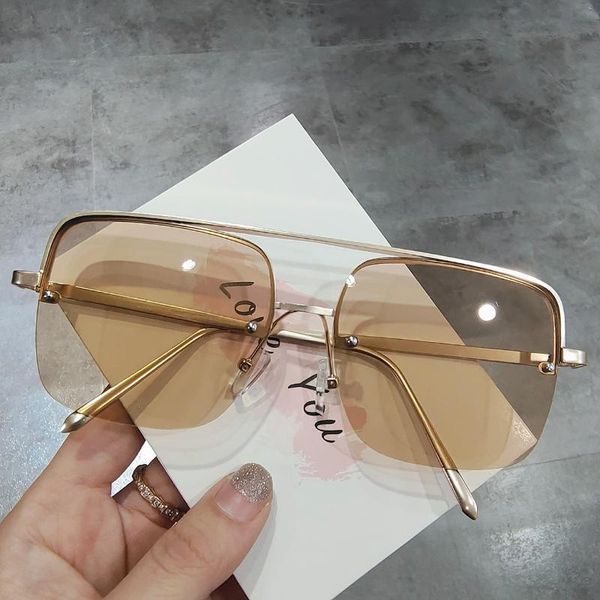 fashion sunglasses frames 2021 double beam large frame square trend men's net red same hip-hop women, Black
fashion sunglasses frames 2021 double beam large frame square trend men's net red same hip-hop women, Black