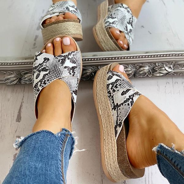 slippers shoes snakeskin multicolored sandals ladies' on a wedge big size platform women heels high slides pu super high-heeled, Black
slippers shoes snakeskin multicolored sandals ladies' on a wedge big size platform women heels high slides pu super high-heeled, Black