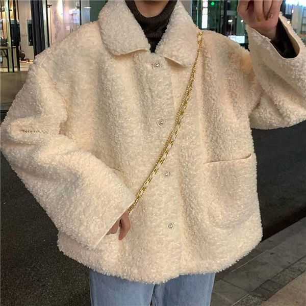 winter women coat sweet girls ladies turn down overcoat pocket casual outerwear fashion warm plush soft button jacket women's jackets, Black;brown
winter women coat sweet girls ladies turn down overcoat pocket casual outerwear fashion warm plush soft button jacket women's jackets, Black;brown