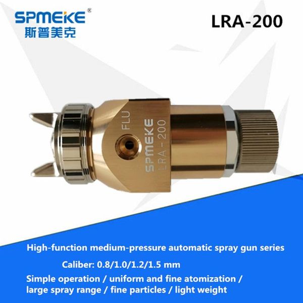 professional spray guns spmeke taiwan lra-200 high function and atomization robot automatic gun
professional spray guns spmeke taiwan lra-200 high function and atomization robot automatic gun