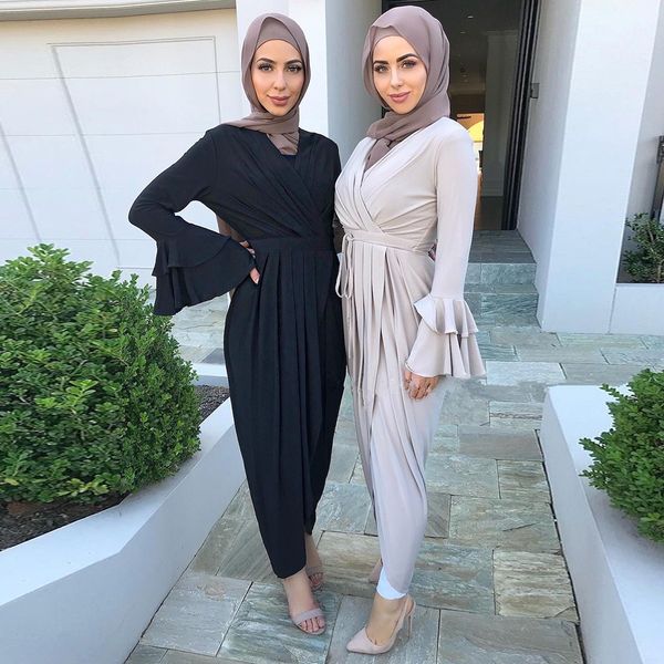 new spring flare sleeve muslim abaya dress robe vetement femme dubai turkey islam clothing long dresses women musulman de mode, Red
new spring flare sleeve muslim abaya dress robe vetement femme dubai turkey islam clothing long dresses women musulman de mode, Red