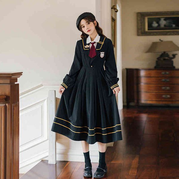 casual dresses vintage sweet autumn women pleated dress jk student uniform preppy style retro embroidery female 2022 high waist sffb, Black;gray
casual dresses vintage sweet autumn women pleated dress jk student uniform preppy style retro embroidery female 2022 high waist sffb, Black;gray