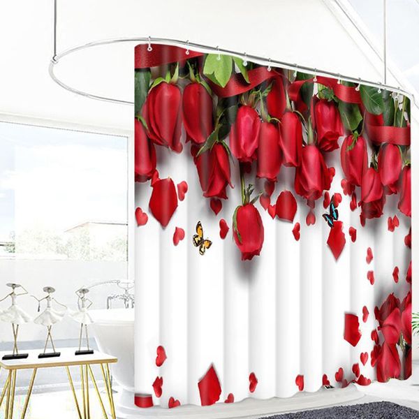 shower curtains 3d printed rose tulip waterproof curtain with 12 hooks bath home decoration bathroom pink butterfly
shower curtains 3d printed rose tulip waterproof curtain with 12 hooks bath home decoration bathroom pink butterfly