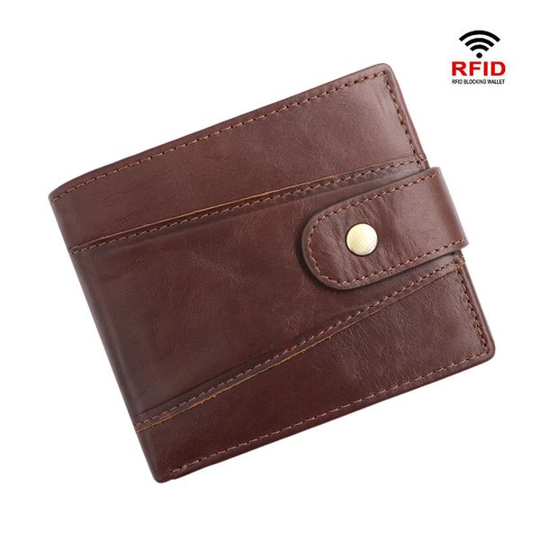multifunctional fold men's anti theft vintage genuine leather business card holder money bag purse, Red;black
multifunctional fold men's anti theft vintage genuine leather business card holder money bag purse, Red;black
