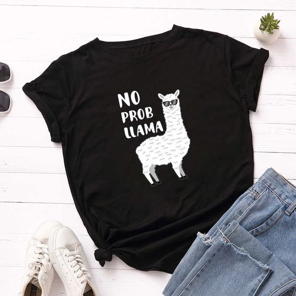 s-5xl 100% cotton summer women t-shirt cute alpaca print casual short sleeve streetwear ladies tees plus size w763 210526, White
s-5xl 100% cotton summer women t-shirt cute alpaca print casual short sleeve streetwear ladies tees plus size w763 210526, White