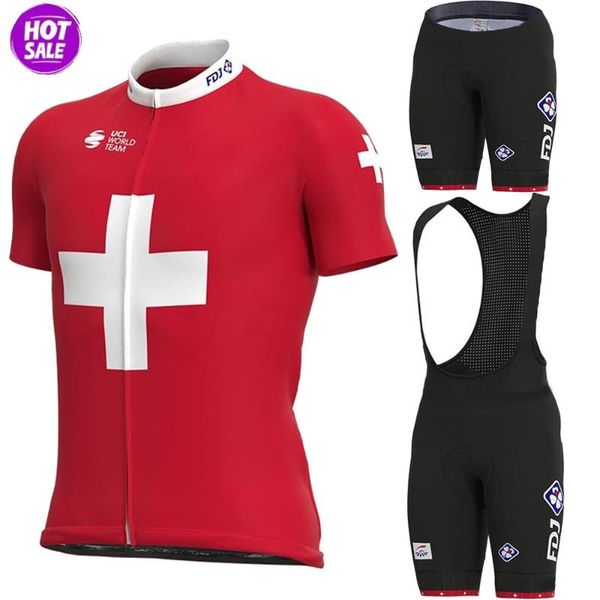 racing sets team fdj swiss cycling jersey set 2021 mens summer clothing road bike shirts suit bicycle bib shorts mtb wear ropa ciclismo, Black;blue
racing sets team fdj swiss cycling jersey set 2021 mens summer clothing road bike shirts suit bicycle bib shorts mtb wear ropa ciclismo, Black;blue
