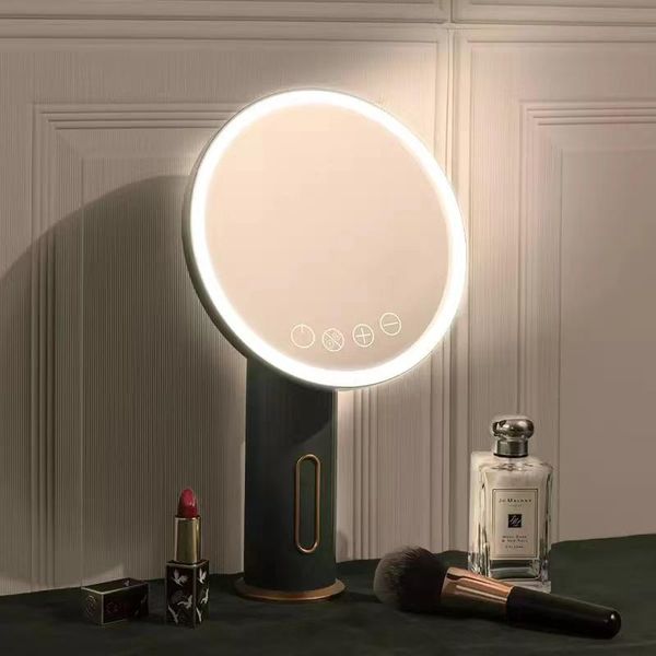 compact mirrors 3 color led makeup mirror with light storage lamp deskrotating vanity round shape cosmetic for bedroom
compact mirrors 3 color led makeup mirror with light storage lamp deskrotating vanity round shape cosmetic for bedroom