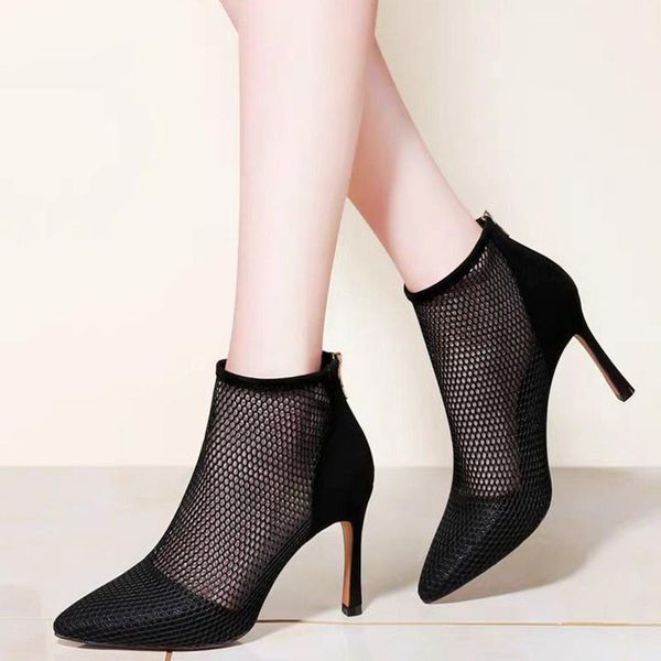 dress shoes rimocy women mesh pointed toe pumps fashion hollow out high heels woman black beige street spring sandals mujer
dress shoes rimocy women mesh pointed toe pumps fashion hollow out high heels woman black beige street spring sandals mujer