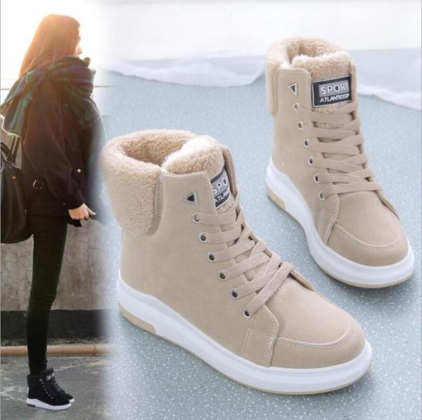 boots 2021 winter snow female duantong warm lace flat with woman shoes tide botas mujer, Black
boots 2021 winter snow female duantong warm lace flat with woman shoes tide botas mujer, Black