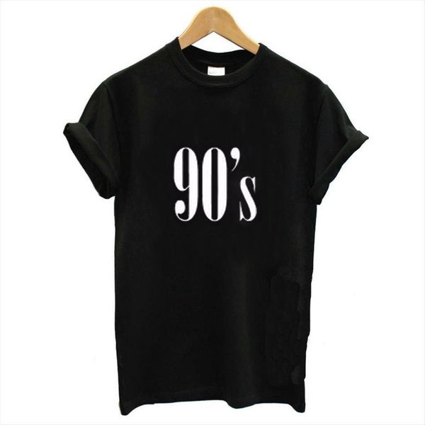 90s letter print short sleeve women t shirt o neck loose ladies fashion tee clothes camisetas mujer, White
90s letter print short sleeve women t shirt o neck loose ladies fashion tee clothes camisetas mujer, White