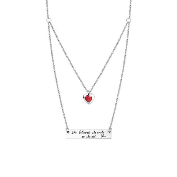 pendant necklaces stainless steel she believed could so did with birthstone necklace inspiration jewelry, Silver
pendant necklaces stainless steel she believed could so did with birthstone necklace inspiration jewelry, Silver