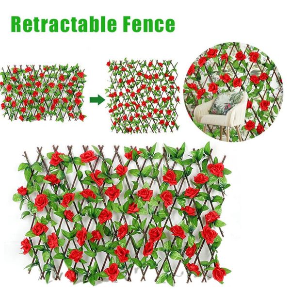 wooden hedge with artificial flowers leaves garden decoration screening expanding trellis privacy screen retractable fence u3
wooden hedge with artificial flowers leaves garden decoration screening expanding trellis privacy screen retractable fence u3
