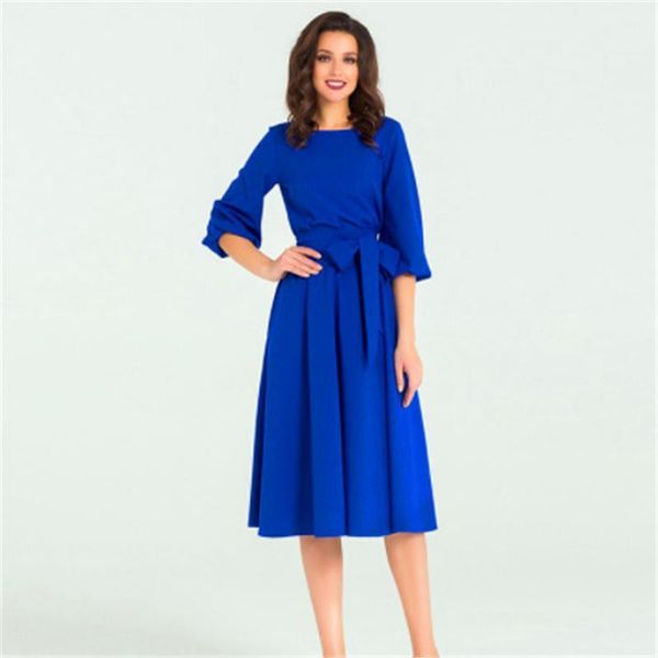 casual dresses 2021 european and american foreign trade round neck elegant a-line dress express long sleeve women's wear wj92, Black;gray
casual dresses 2021 european and american foreign trade round neck elegant a-line dress express long sleeve women's wear wj92, Black;gray