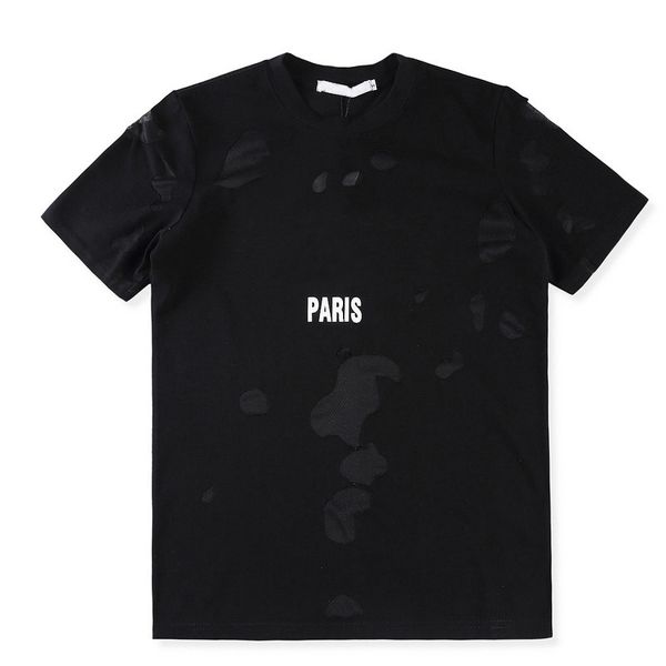 factorylhl0 street europe better wear sale-18ss paris fashion summer men big broken hole cotton tshirt casual wo, White;black
factorylhl0 street europe better wear sale-18ss paris fashion summer men big broken hole cotton tshirt casual wo, White;black
