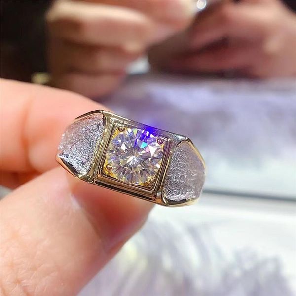 cluster rings men's 1 excellent cut d color diamond test passed vvs1 white moissanite ring silver 925 18k yellow gold plated party, Golden;silver
cluster rings men's 1 excellent cut d color diamond test passed vvs1 white moissanite ring silver 925 18k yellow gold plated party, Golden;silver