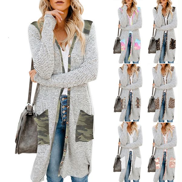 luxury jackets et autumn winter 2021 loose solid color knitted sweater women's cardigan medium length, Black;brown
luxury jackets et autumn winter 2021 loose solid color knitted sweater women's cardigan medium length, Black;brown