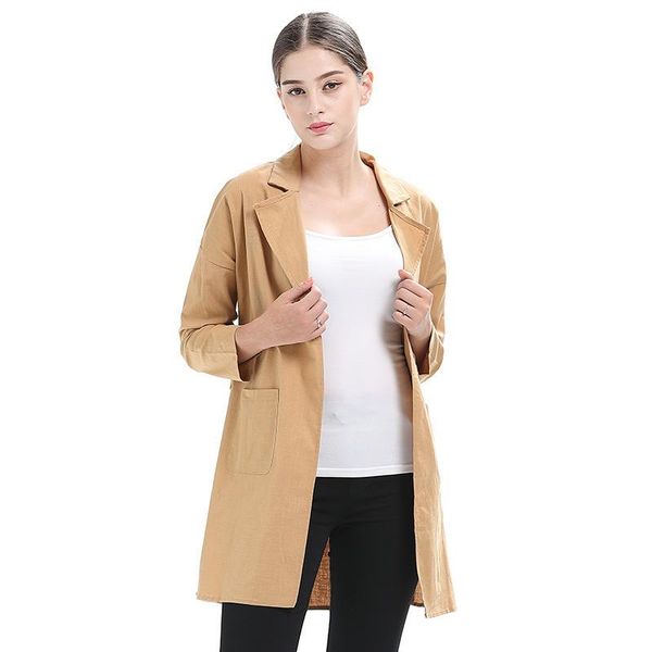 women's trench coats coat arrival cotton lace full long belt casaco feminino 2021 dress pure collars style windbreaker, Tan;black
women's trench coats coat arrival cotton lace full long belt casaco feminino 2021 dress pure collars style windbreaker, Tan;black