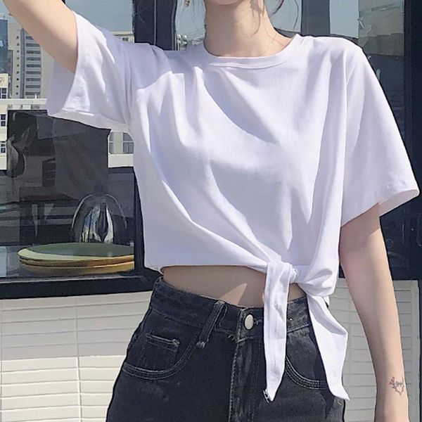 women's t-shirt 2 color s-2xl plain t shirt women cotton elastic basic t-shirts female casual short sleeve, White
women's t-shirt 2 color s-2xl plain t shirt women cotton elastic basic t-shirts female casual short sleeve, White
