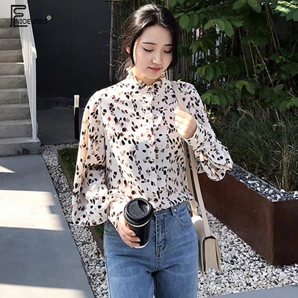 women's blouses & shirts 2021 basic women fashion long sleeve casual vintage print temperament office lady cute button shirt j208, White
women's blouses & shirts 2021 basic women fashion long sleeve casual vintage print temperament office lady cute button shirt j208, White