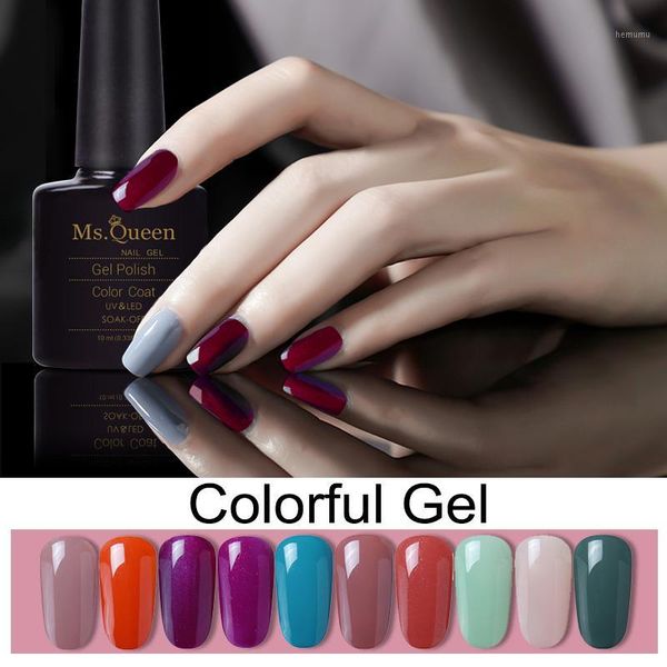 ms. queen 10ml uv gel nail polish color vernis semi permanent primer varnishes lak lacquer1, Red;pink
ms. queen 10ml uv gel nail polish color vernis semi permanent primer varnishes lak lacquer1, Red;pink