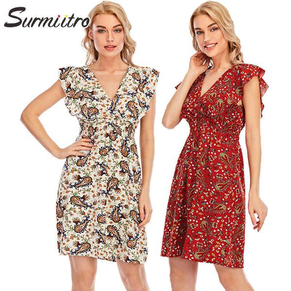 surmiitro boho women summer dress knee length floral print sleeveless sundress tunic beach party sun midi dress female 210712, Black;gray
surmiitro boho women summer dress knee length floral print sleeveless sundress tunic beach party sun midi dress female 210712, Black;gray