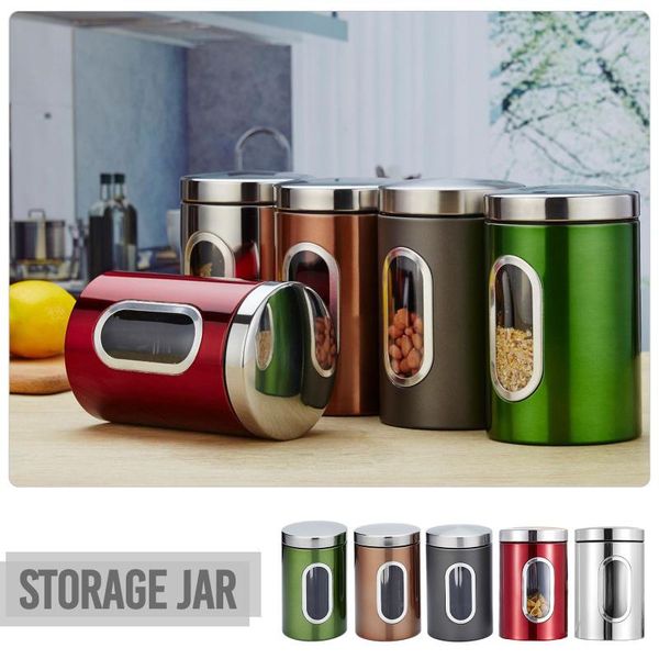 storage bottles & jars 1pc stainless steel tea tank coffee sugar canisters pots kitchen container for grains nuts box bottels
storage bottles & jars 1pc stainless steel tea tank coffee sugar canisters pots kitchen container for grains nuts box bottels