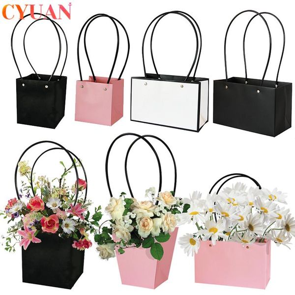 flower gift paper box portable waterproof handbag kraft packaging bag birthday wedding party favor bags wrap
flower gift paper box portable waterproof handbag kraft packaging bag birthday wedding party favor bags wrap