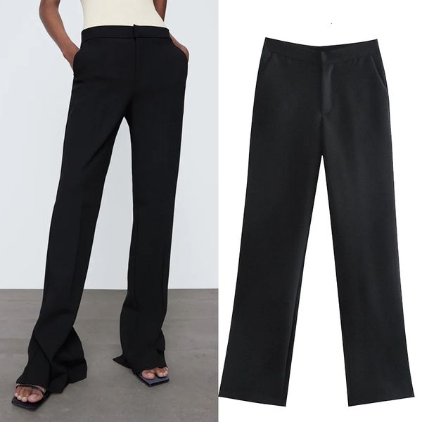 women's jeans za women's breeches casual black office thin vintage high waist hem divide urban female summer de9e, Blue
women's jeans za women's breeches casual black office thin vintage high waist hem divide urban female summer de9e, Blue