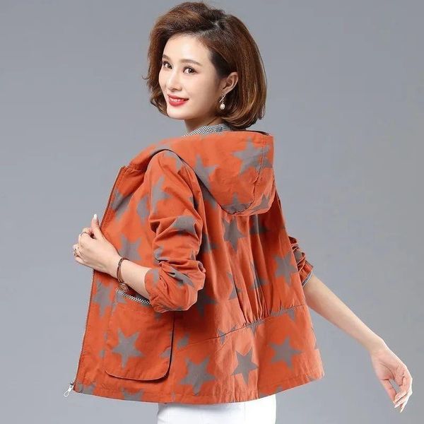 women spring summer elegant baseball jacket female hooded zipper long sleeve print lady casual plus size l114 women's jackets, Black;brown
women spring summer elegant baseball jacket female hooded zipper long sleeve print lady casual plus size l114 women's jackets, Black;brown