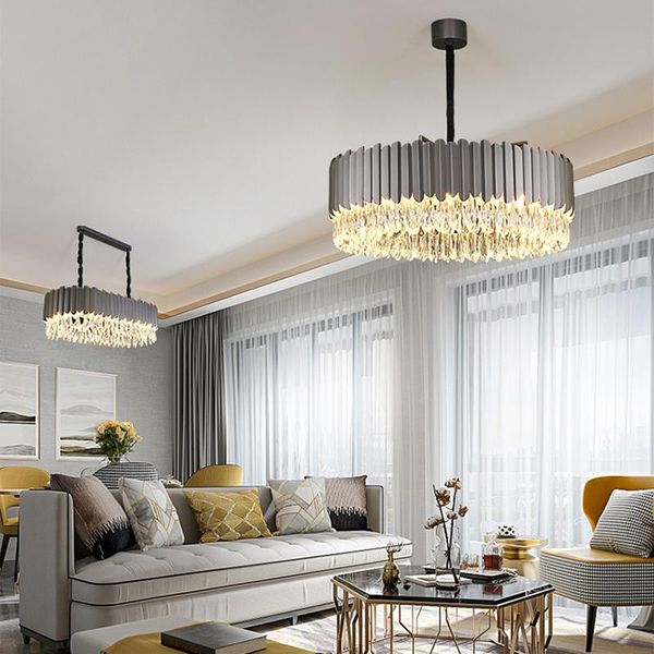 chandeliers led silver golden black oval round crystal hanging lamps chandelier lighting lustre suspension luminaire lampen for dinning room
chandeliers led silver golden black oval round crystal hanging lamps chandelier lighting lustre suspension luminaire lampen for dinning room