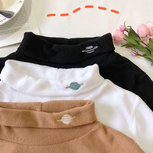 women's sweaters hoodies long sleeve t-shirt, slim fit in autumn winter, with fleece half high collar undercoat, tight, fashionable and, White;black
women's sweaters hoodies long sleeve t-shirt, slim fit in autumn winter, with fleece half high collar undercoat, tight, fashionable and, White;black