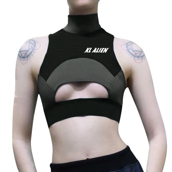 gym clothing ly women running jogging sports bra yoga workout stitching hollow vest crop, White;black
gym clothing ly women running jogging sports bra yoga workout stitching hollow vest crop, White;black