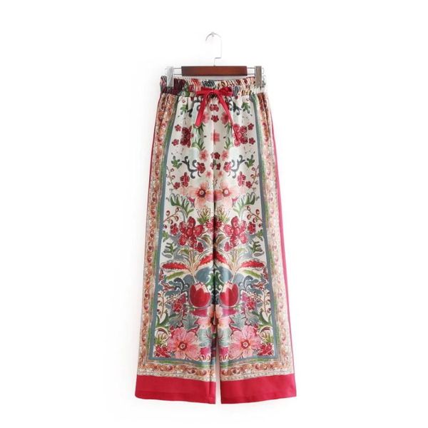 fashion women vintage printing elastic waist wide leg pants casual loose high summer comfortable trousers p368 210430, Black;white
fashion women vintage printing elastic waist wide leg pants casual loose high summer comfortable trousers p368 210430, Black;white