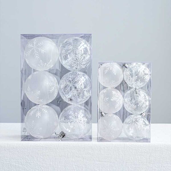 party decoration dia 55mm 70mm transparent white snowflake christmas ball tree decor xmas ornaments hanging pendants gift balls
party decoration dia 55mm 70mm transparent white snowflake christmas ball tree decor xmas ornaments hanging pendants gift balls