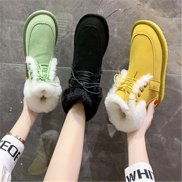 boots winter fur women ankle snow comfortable thick plush keep warm sneakers ladies flock platform cotton shoes botas mujer, Black
boots winter fur women ankle snow comfortable thick plush keep warm sneakers ladies flock platform cotton shoes botas mujer, Black