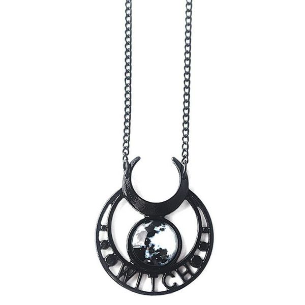 pendant necklaces punk gothic witch black moon necklace triple goddess blue stone women pendants jewelry gift, Silver
pendant necklaces punk gothic witch black moon necklace triple goddess blue stone women pendants jewelry gift, Silver