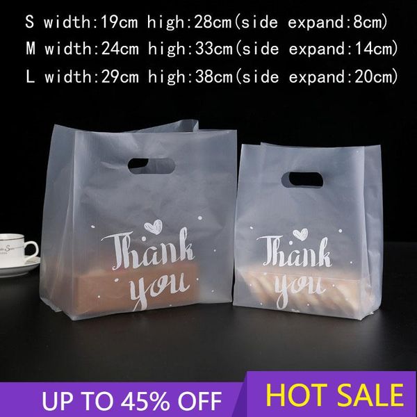 gift wrap 50 pcs thank uou plastic bags shopping with handle christmas wedding party favor bag candy cake wrapping
gift wrap 50 pcs thank uou plastic bags shopping with handle christmas wedding party favor bag candy cake wrapping