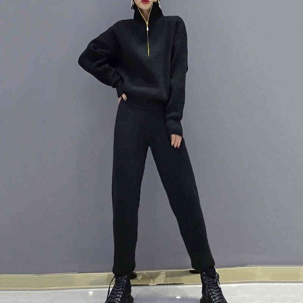 women's tracksuits calças femininas de harém, irmã fara nova primavera outono, traje duas peças + macacão malha da moda 2 peças, s, Gray
women's tracksuits calças femininas de harém, irmã fara nova primavera outono, traje duas peças + macacão malha da moda 2 peças, s, Gray