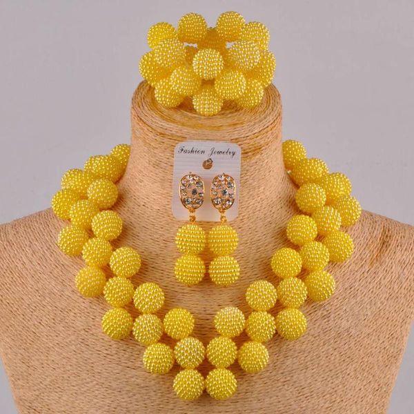 earrings & necklace heart-shaped nigerian wedding african beads yellow jewelry set for women fzz108, Silver
earrings & necklace heart-shaped nigerian wedding african beads yellow jewelry set for women fzz108, Silver