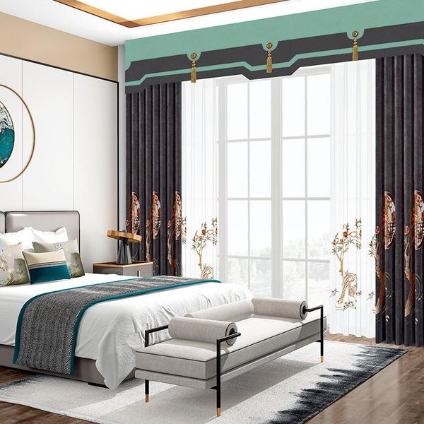 curtain & drapes 2.8chenille fabric curtains custom chinese style polyester bedroom balcony embroidered yarn
curtain & drapes 2.8chenille fabric curtains custom chinese style polyester bedroom balcony embroidered yarn