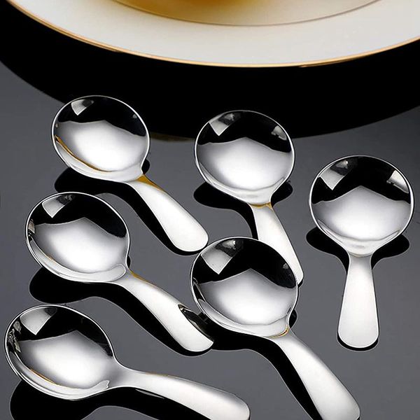 spoons 16 pack short handle mini salt spoons,stainless steel condiments spoon,round dessert for salt,tea,coffee
spoons 16 pack short handle mini salt spoons,stainless steel condiments spoon,round dessert for salt,tea,coffee