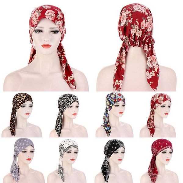 beanie/skull caps 2021 fashion print woman turban hat soft elastic flowers lady muslim headdress wrap head scarf veil turbante female, Blue;gray
beanie/skull caps 2021 fashion print woman turban hat soft elastic flowers lady muslim headdress wrap head scarf veil turbante female, Blue;gray