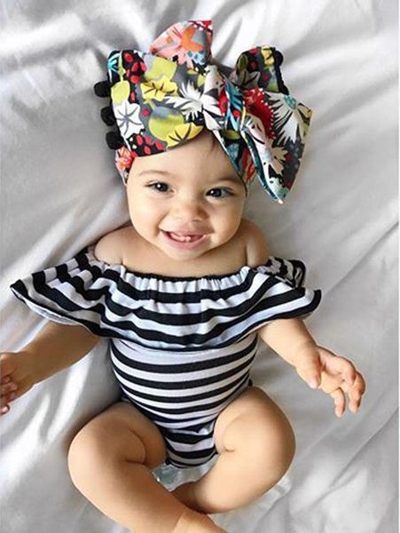 jumpsuits born baby girls clothes ruffles striped romper girl jumpsuit playsuit outfits 0-24 months, Blue 
jumpsuits born baby girls clothes ruffles striped romper girl jumpsuit playsuit outfits 0-24 months, Blue