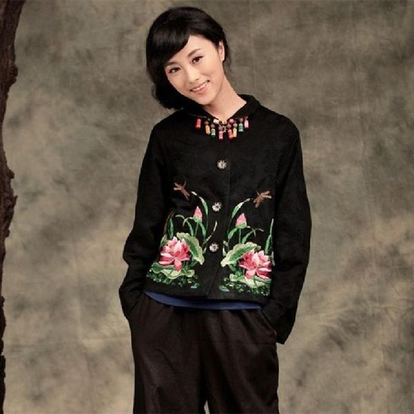 ethnic clothing chinese women's dress large size embroidery long sleeve short coat cotton high waist mother's, Red
ethnic clothing chinese women's dress large size embroidery long sleeve short coat cotton high waist mother's, Red