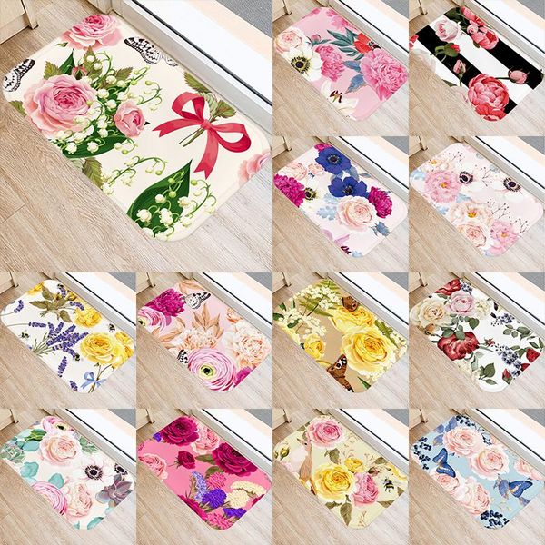 colorful flower pattern kitchen entrance 40*60 door mat coral velvet carpet rubber indoor floor mats non-anti-slip rug 48062-2 carpets
colorful flower pattern kitchen entrance 40*60 door mat coral velvet carpet rubber indoor floor mats non-anti-slip rug 48062-2 carpets