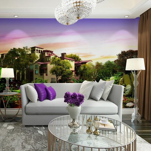 wallpapers european home decor wall papers modern 3d villa po wallpaper mural living room bedroom self adhesive / silk
wallpapers european home decor wall papers modern 3d villa po wallpaper mural living room bedroom self adhesive / silk